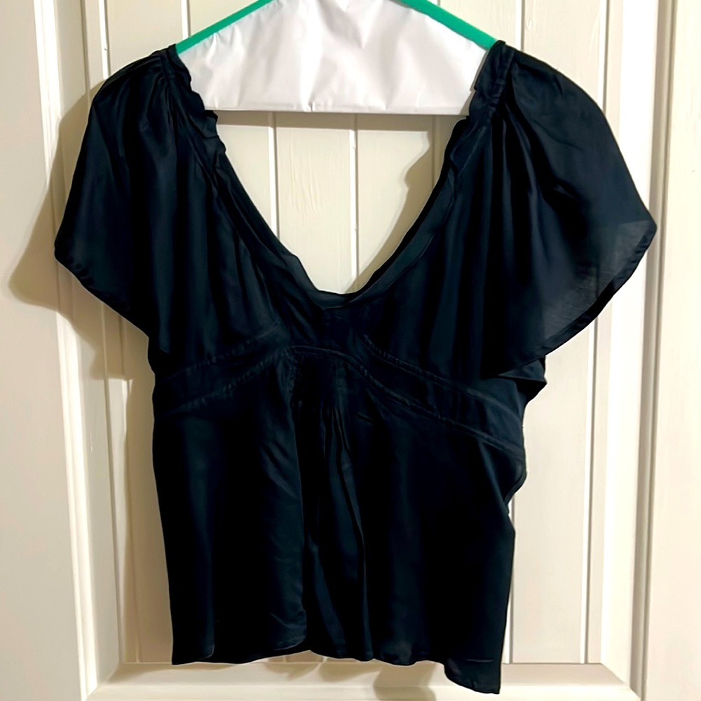 Yves Saint Laurent size 42. Navy blue almost black